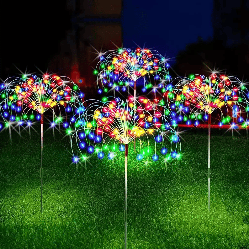 【 49% OFF Sale Ends In Today】- Waterproof Solar Garden Fireworks Lamp
