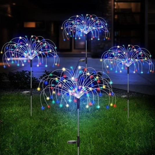 【 49% OFF Sale Ends In Today】- Waterproof Solar Garden Fireworks Lamp