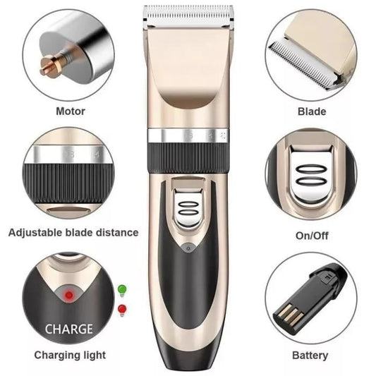 NOISE-FREE DESIGN PET HAIR CLIPPER(Free pet comb for a limited time)