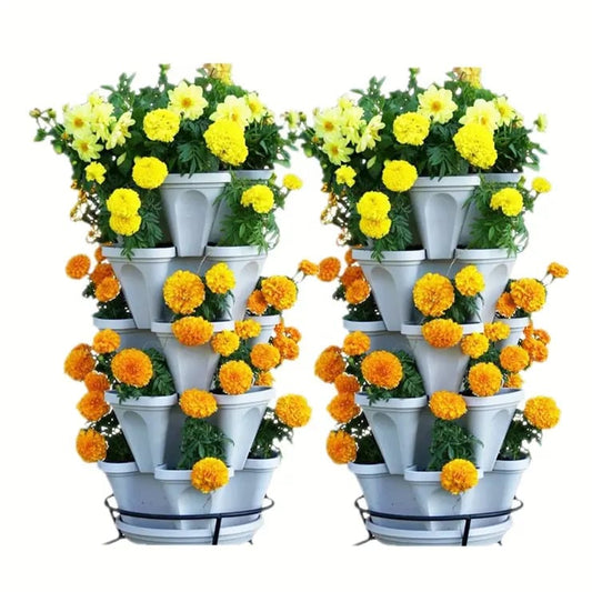 🌼Plant Festival Special - Stand Stacking Planters Strawberry Planting Pots