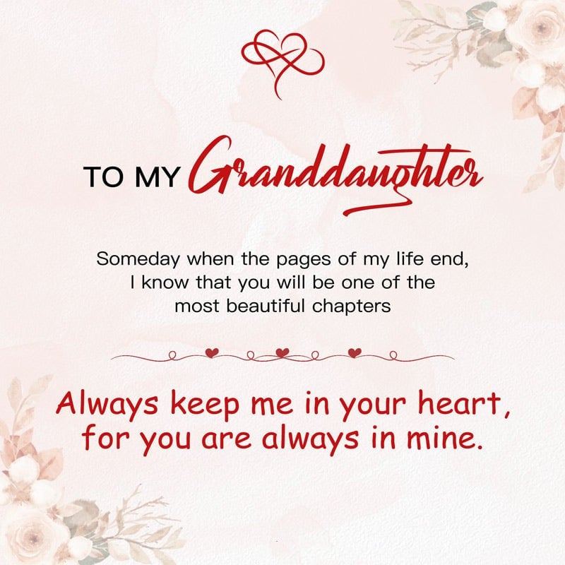 🔥49% Off🔥🔥🎄-For Granddaughter - For You Are Always In Mine Beads Bracelet