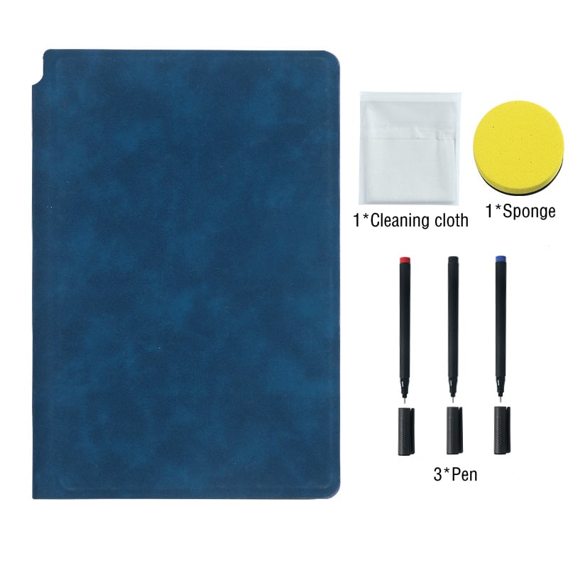 Smart Reusable Leather Notebook