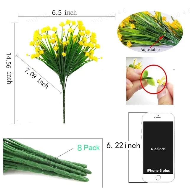 🔥Last Day 48% OFF-Outdoor Artificial Flowers💐