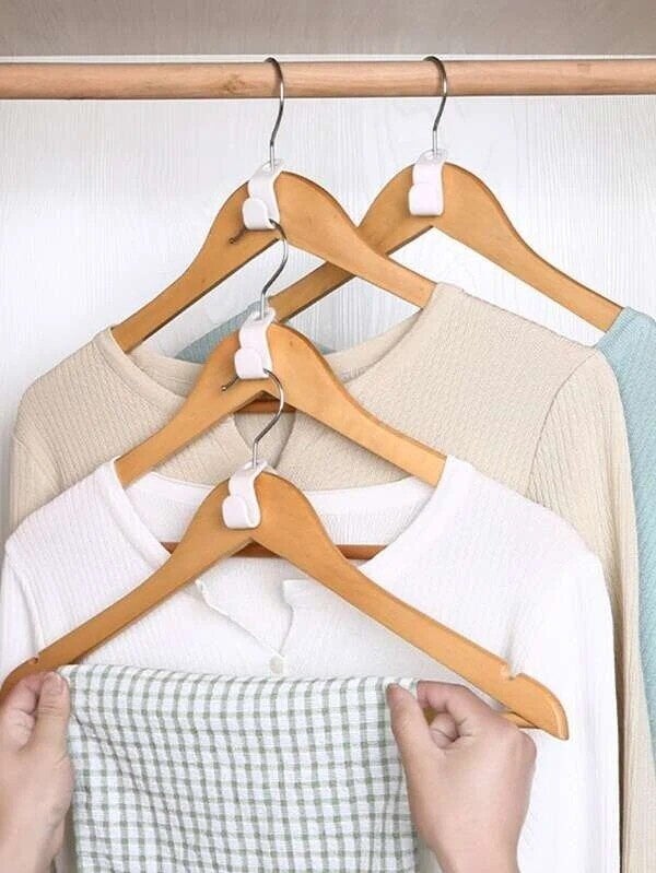 【🔥The 2024 The best closet helper】Space-Saving Clothes Hanger Connector Hooks