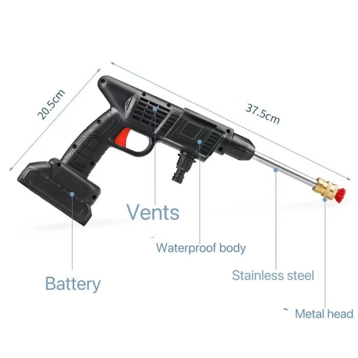 Portable Cordless High Pressure Spray Water Gun