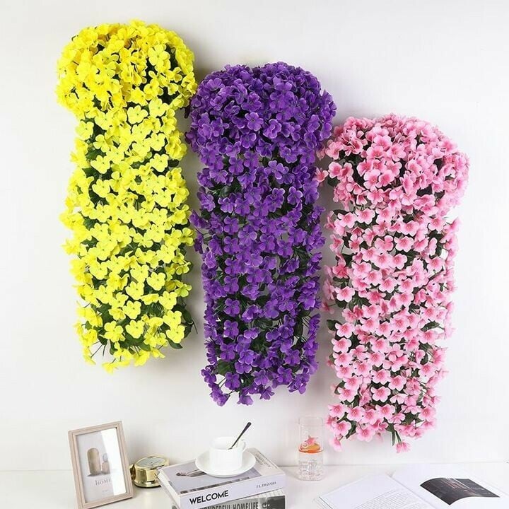 🔥🏡Vivid Artificial Hanging Orchid Bunch