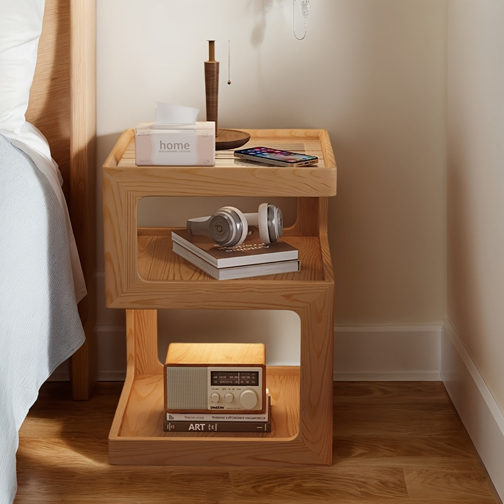 1pc, Light Luxury High-end Feeling Bedside Cabinet, Modern And Simple Bedside Table