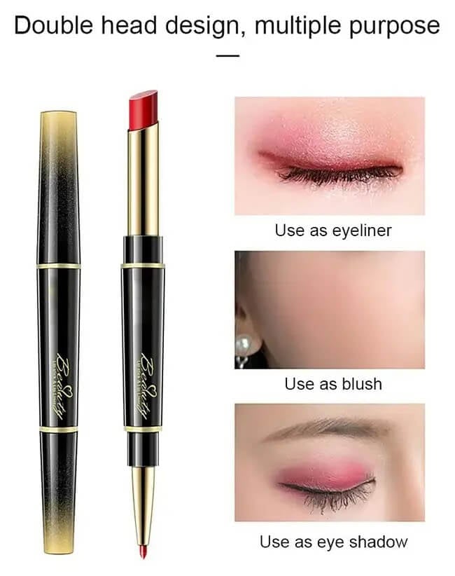 🔥 BIG SALE - HALF PRICE🔥🔥Double ended lipstick Automatic Lip Liner Matte Waterproof Non-fading Non-stick Lipstick