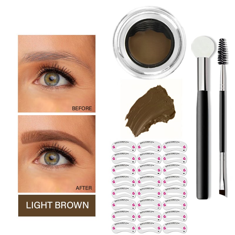 Newly Upgraded Eyebrow Stamp & Eyebrow Stencil Kit - 🔥