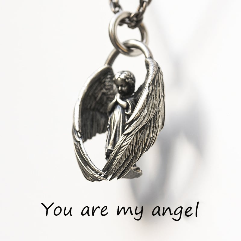 🙏Praying Angel Pendant Necklace - You Are My Angel💝