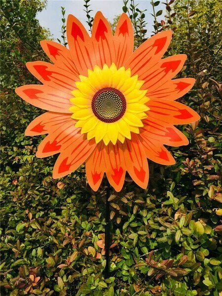 🎉Buy 2 Get 1 Free - Add 3 in Cart🎉 Colorful Sunflower Windmill-For Decoration Outside Yard🌻
