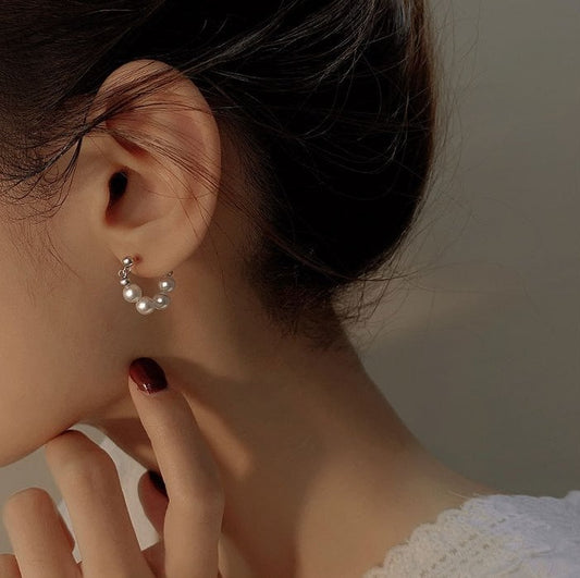 🔥Hot sale 49% OFF🔥 -💝To My Dearest Daughter👩❤️👧elegant pearl earrings