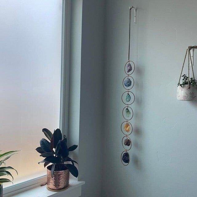 🔥Last Day Promotion -49% OFF🔥 Raw Crystal 7 Chakra Gemstone Wall Decor