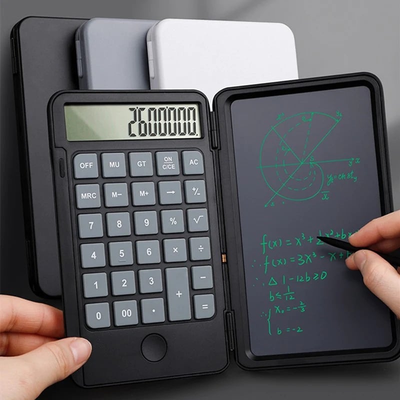 Electronic sketchpad calculator