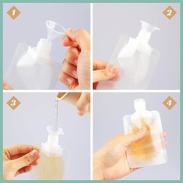 48% OFF🔥Portable Travel Fluid Makeup Packing Bag