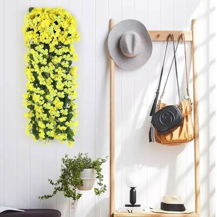 🔥🏡Vivid Artificial Hanging Orchid Bunch