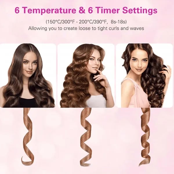 🔥PROMOTION 48% OFF🔥AUTO ROTATING CERAMIC HAIR CURLER