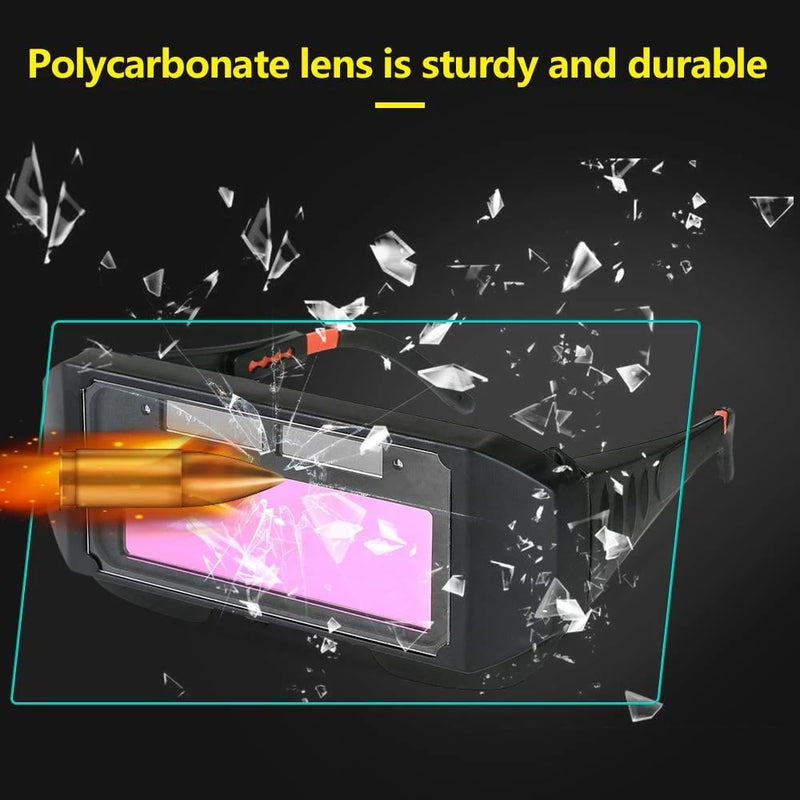 (🎉NEW YEAR SALE - 48% OFF)) Auto Dimming Welding Glasses(With 5 lenses) 🔥 BUY 2 GET EXTRA 10% OFF
