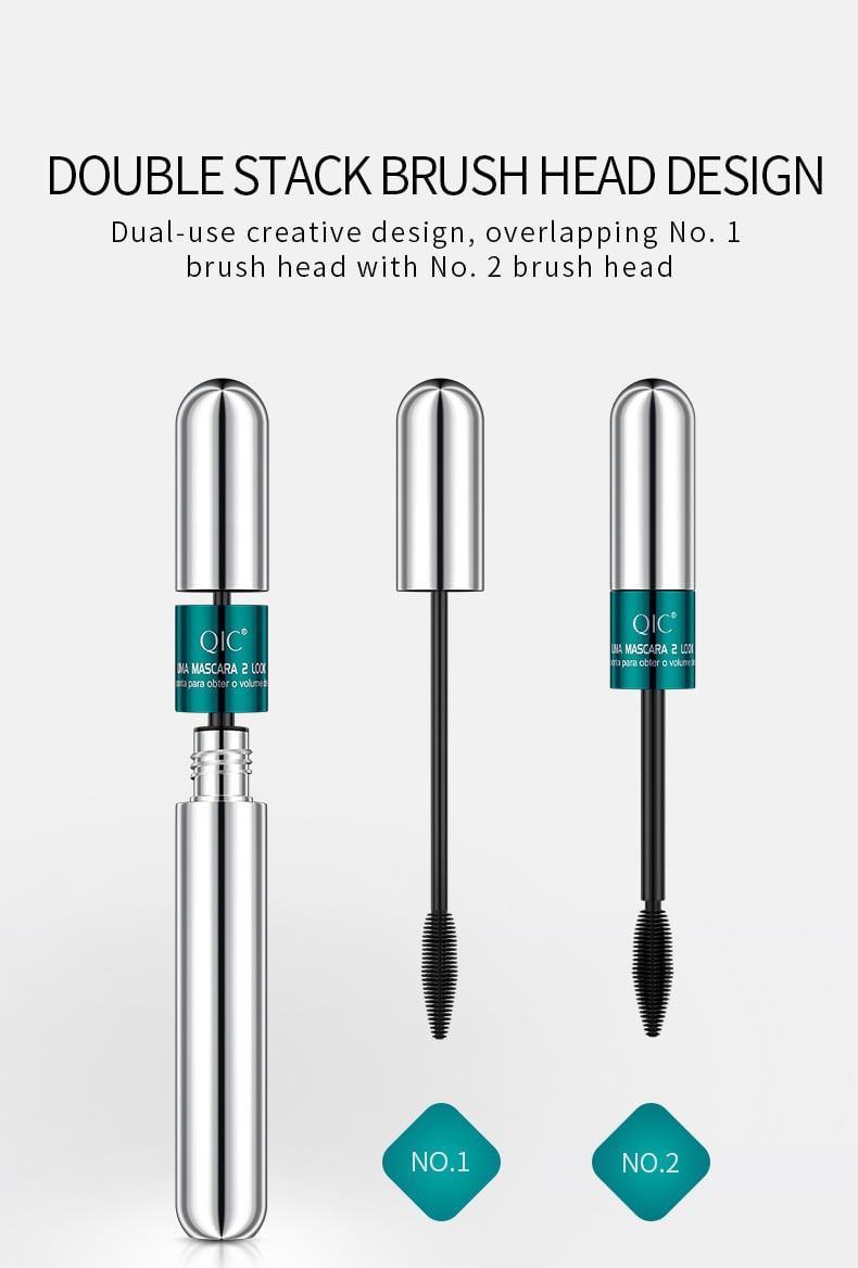 2 in 1 Curl Long Lasting Waterproof Mascara