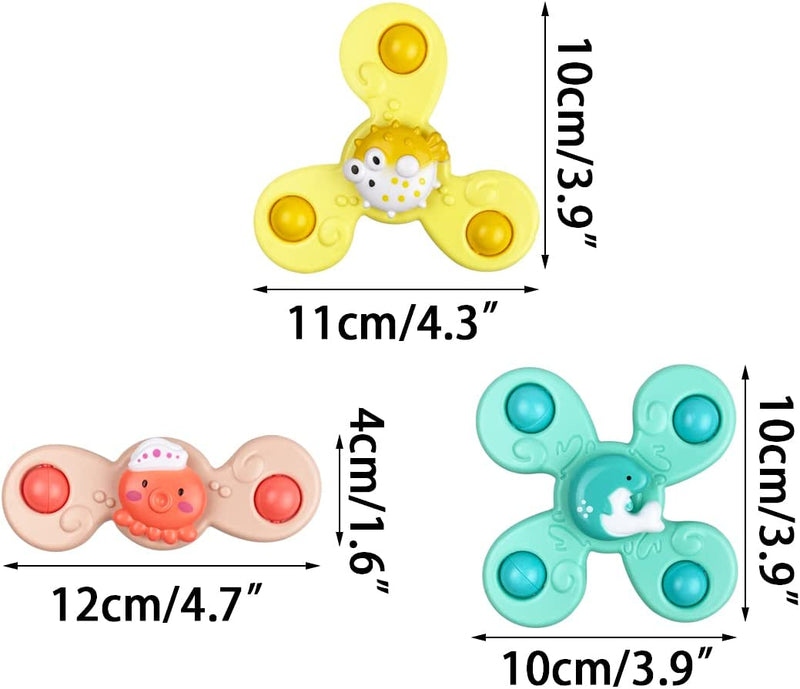 🎉2023 NEW YEAR Hot Sale-Suction Cup Spinner Toys（3 piece set）Buy 2 Free Shipping