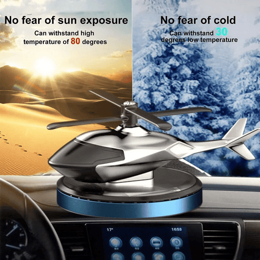 🔥🔥GROSSE ANGEBOTE -50 % RABATT -🎁Metall-Solarhubschrauber-Lufterfrischer v2.0