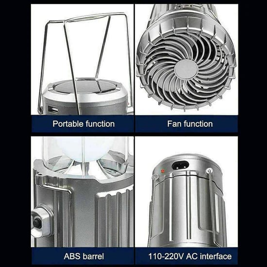 (🔥HOT SALE NOW-49% OFF) 6 in 1 Portable Solar LED Camping Lantern (BUY 2 GET FREE SHIPPING)