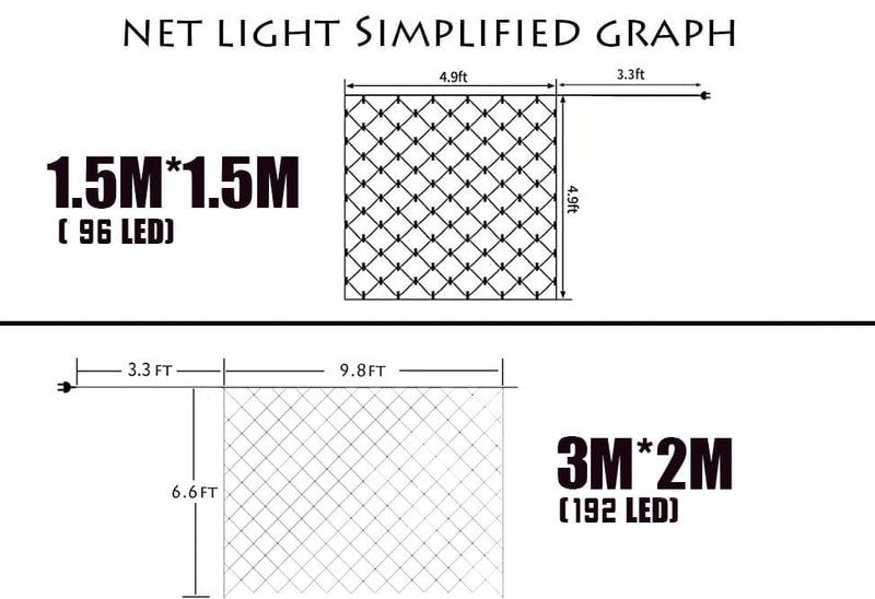🎁Net Mesh Waterproof String Lights💡