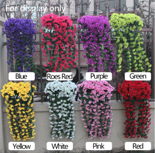 🔥🏡Vivid Artificial Hanging Orchid Bunch