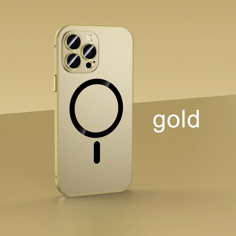 🎄Festival Promotion 40% OFF - Magnetic Charging Aluminium Metal frame case for iPhone