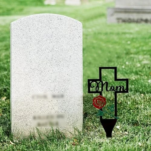 Memorial Day Sale 47%OFF - Cemetery Memorial Cross Stake for Parents