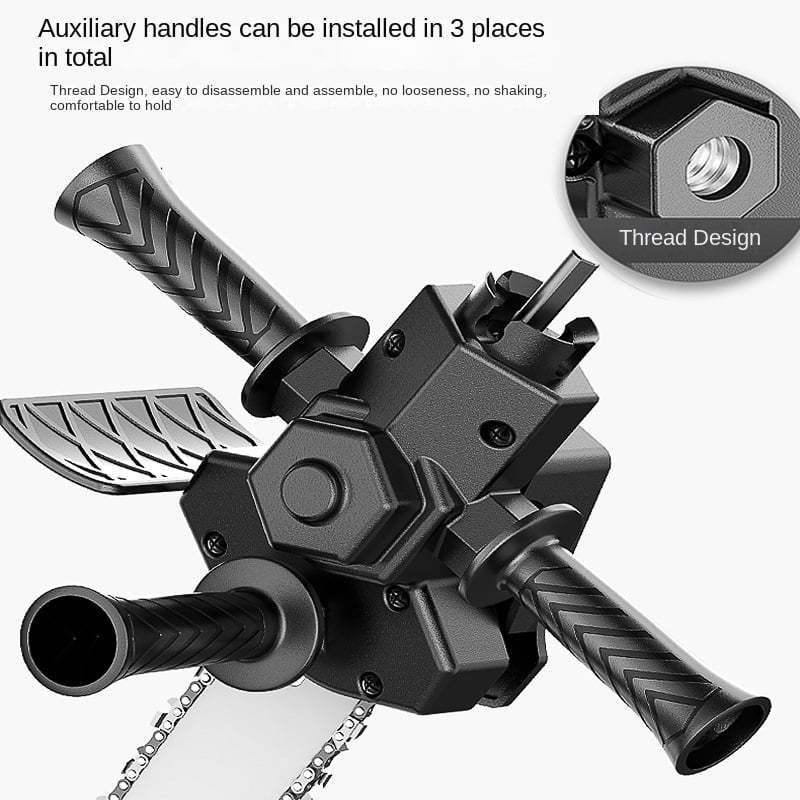 🔥Last Day 49% OFF🔥-ELECTRIC DRILL MODIFIED TO ELECTRIC CHAINSAW DRILL ATTACHMENT