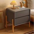1pc, Solid Wood Light Luxury Bedside Cabinet, Simple And Modern, Home Use, Bedroom, Size 15.75inch, Minimalist Storage Cabinet, Fully Assembled