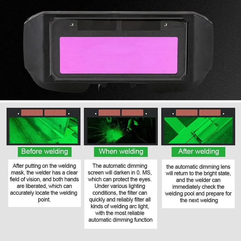 (🎉NEW YEAR SALE - 48% OFF)) Auto Dimming Welding Glasses(With 5 lenses) 🔥 BUY 2 GET EXTRA 10% OFF