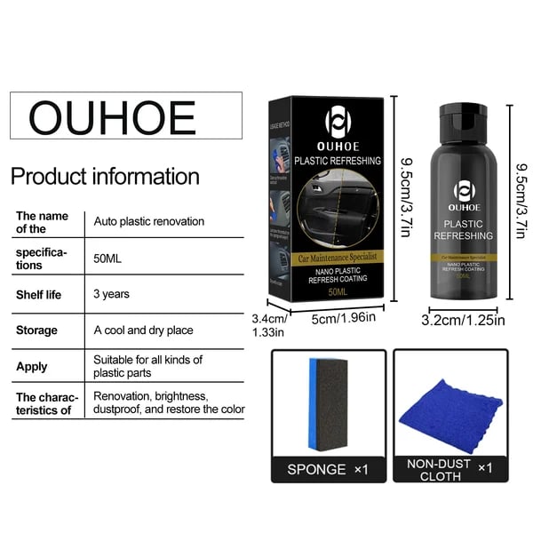 Plastic Revitalizing Coating Agent（🔥Buy 1 Get 1 Free）