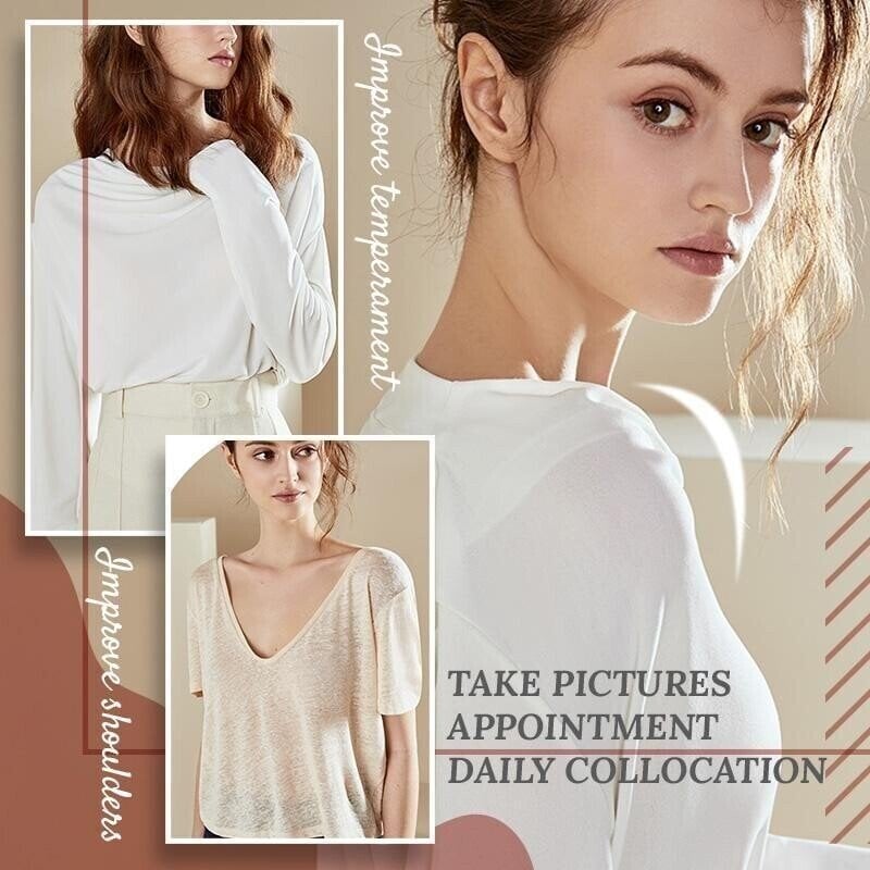 🔥🔥（BUY 3 FREE SHIPPING) Naturally Silicone -Transparent Anti-slip Shoulder Pads+Free 🎁 BIRD'S NEST HAIRPIN