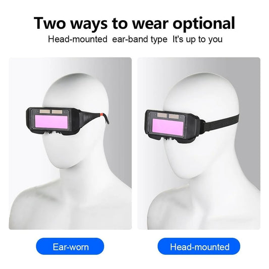 (🎉NEW YEAR SALE - 48% OFF)) Auto Dimming Welding Glasses(With 5 lenses) 🔥 BUY 2 GET EXTRA 10% OFF