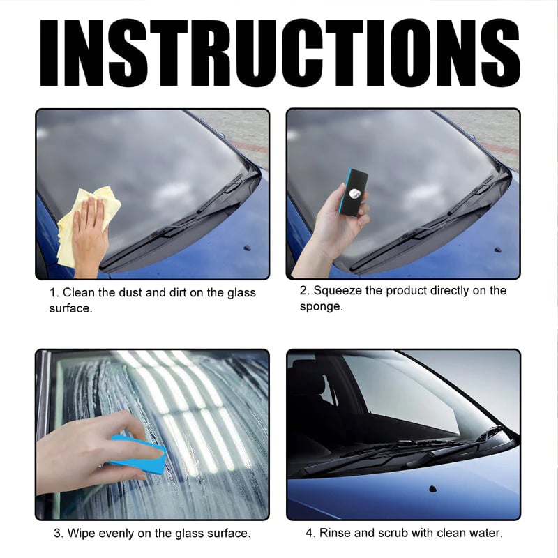 ✨Car Glass Oil Film Cleaner🚗Buy one get one free(2 pcs)