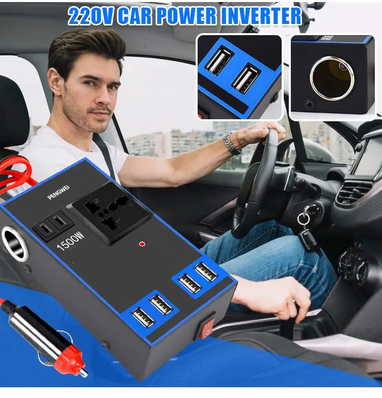 🚗 220V Car Power Inverter , 12v24v To 220v Power Converter