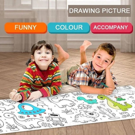 (🔥Last Day Promotion 48% OFF)🔥🔥 Children's Drawing Roll - BUY 3 GET 10%OFF & FREE SHIPPING NOW!