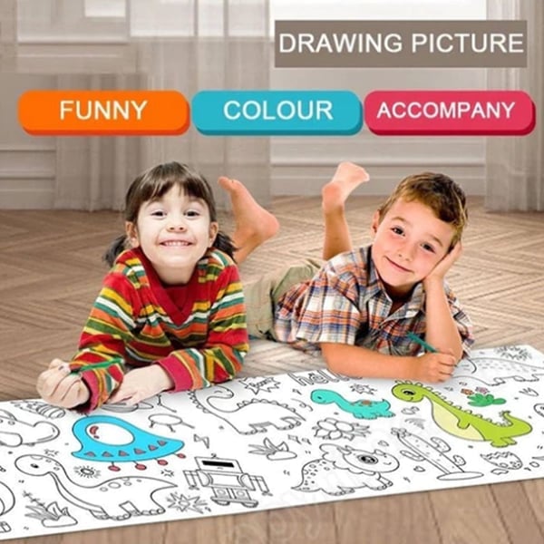 (🔥Last Day Promotion 48% OFF)🔥🔥 Children's Drawing Roll - BUY 3 GET 10%OFF & FREE SHIPPING NOW!