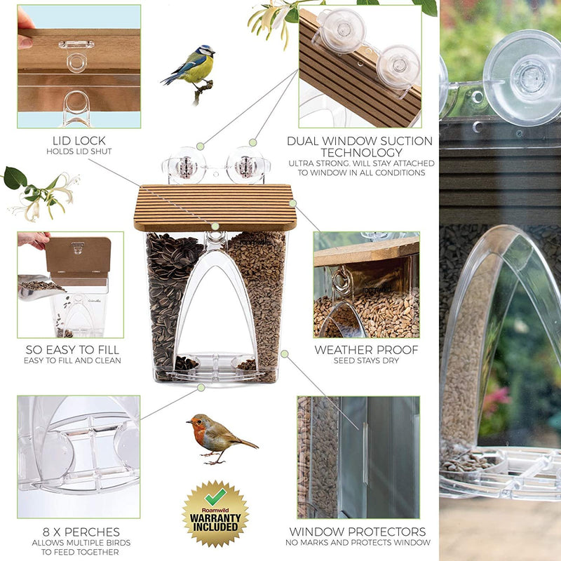 🐦2023 New Year Sale💝 Arch Window Bird Feeder🏠
