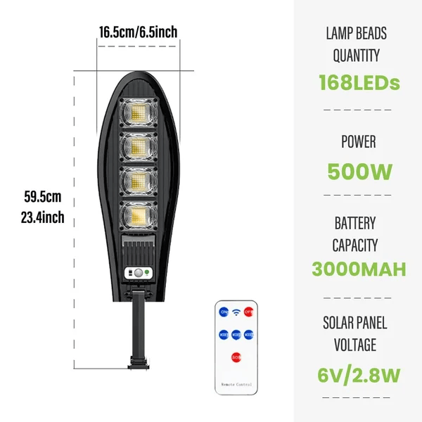 🌟 SOLAR LED LAMP 6000K
