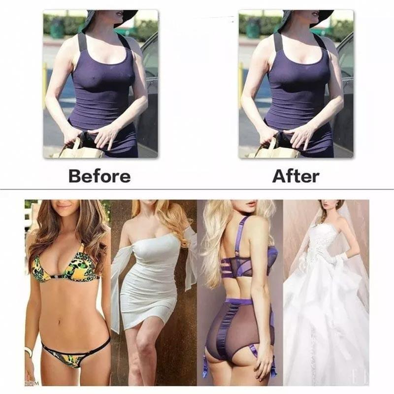 Summer Sale - Plus size Sexy Strapless Invisible Push Up Bra