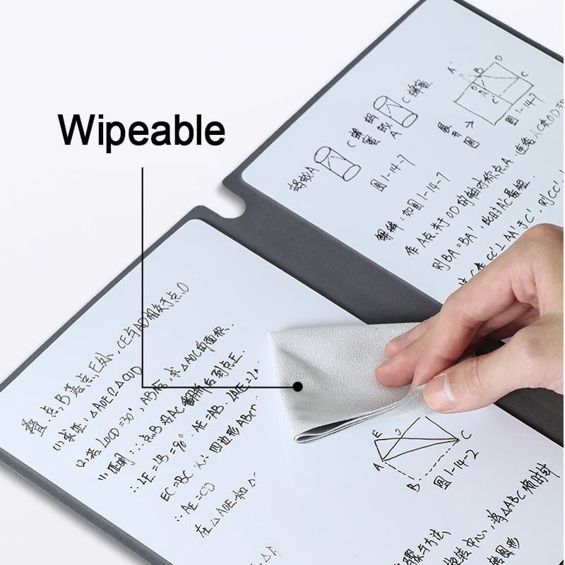 Smart Reusable Leather Notebook