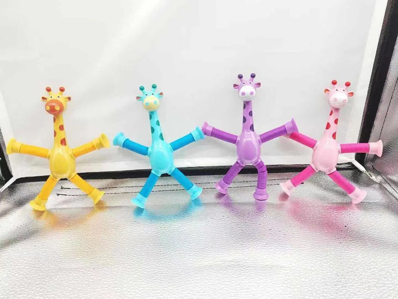 ✨ Toys ✨- Suction Cup Pop Tube Giraffe Toys