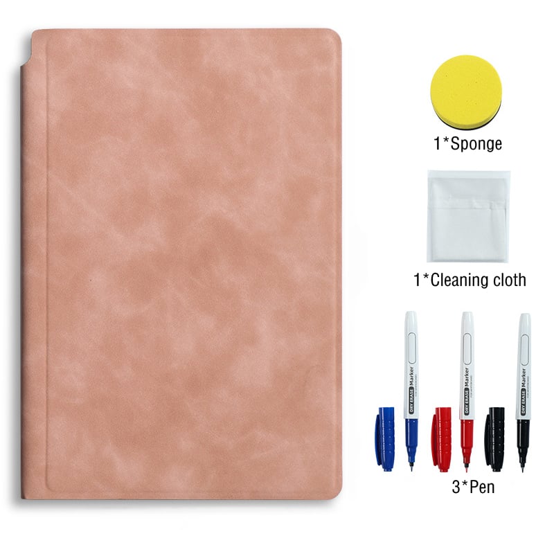 Smart Reusable Leather Notebook