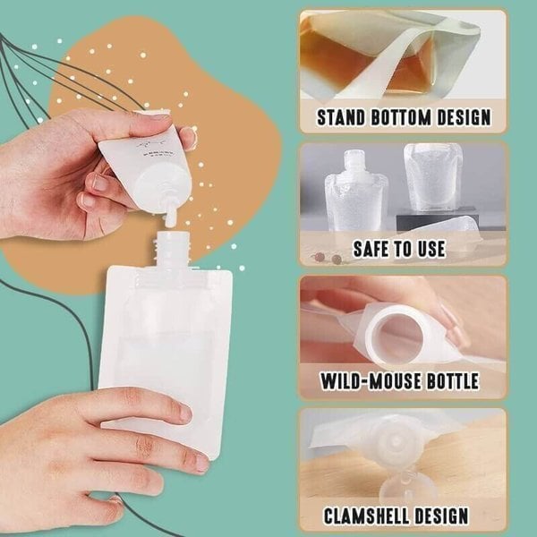 48% OFF🔥Portable Travel Fluid Makeup Packing Bag