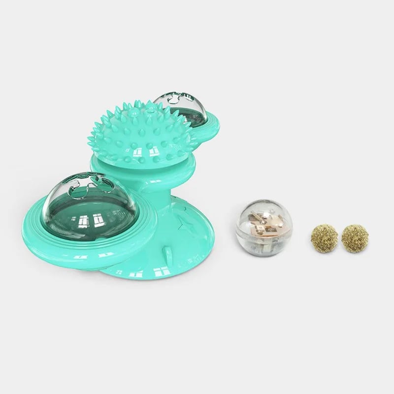 (🔥Promotion 48% OFF) Interactive Windmill Cat Toys with Catnip