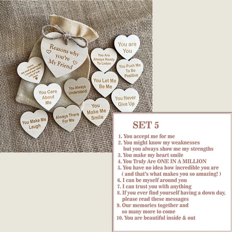 🔥 BIG SALE - HALF PRICE🔥🔥"Reasons Why You Are My Friend" Friendship Gift