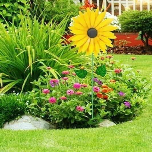 🎉Buy 2 Get 1 Free - Add 3 in Cart🎉 Colorful Sunflower Windmill-For Decoration Outside Yard🌻